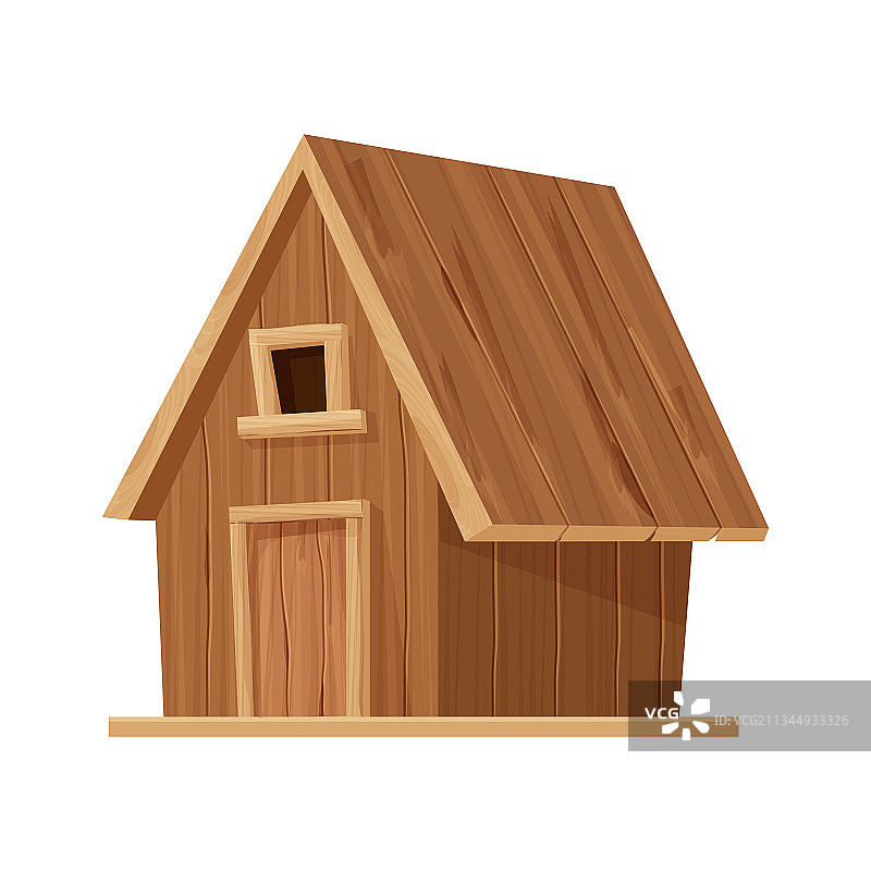 卡通森林小屋木屋图片素材