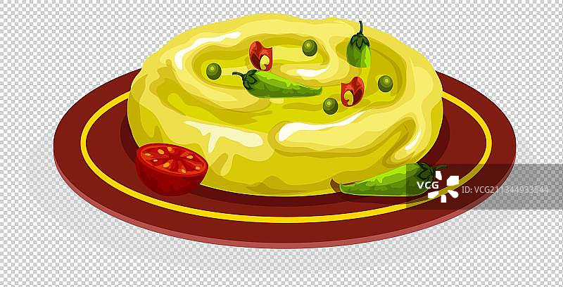 手绘卡通咖喱饭图片素材