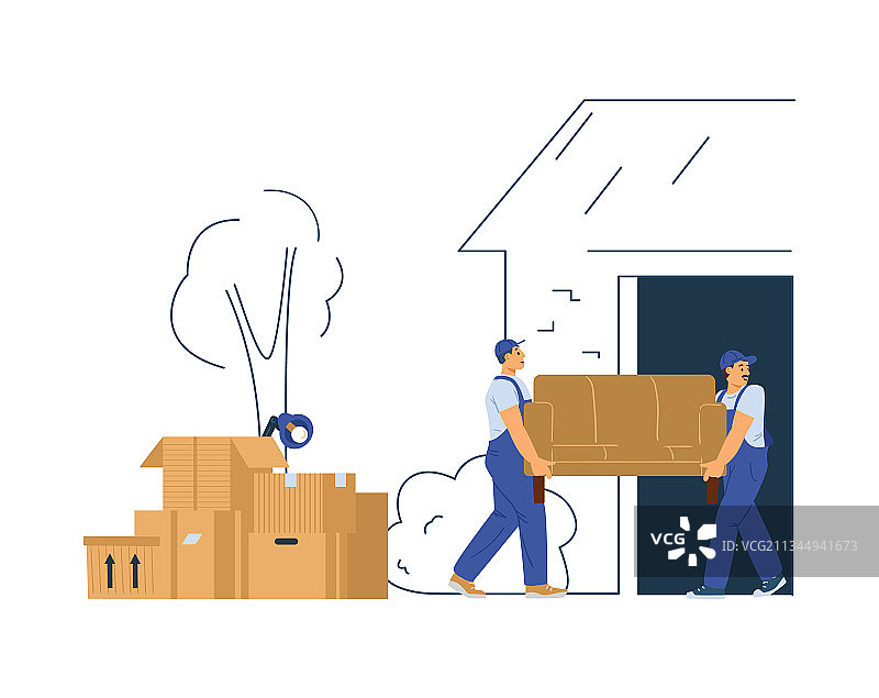 搬运或运输服务装卸工图片素材