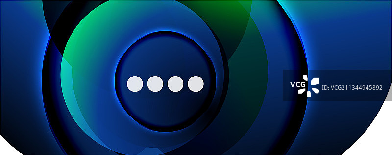 流体梯度旋转和圆圈明亮的颜色图片素材