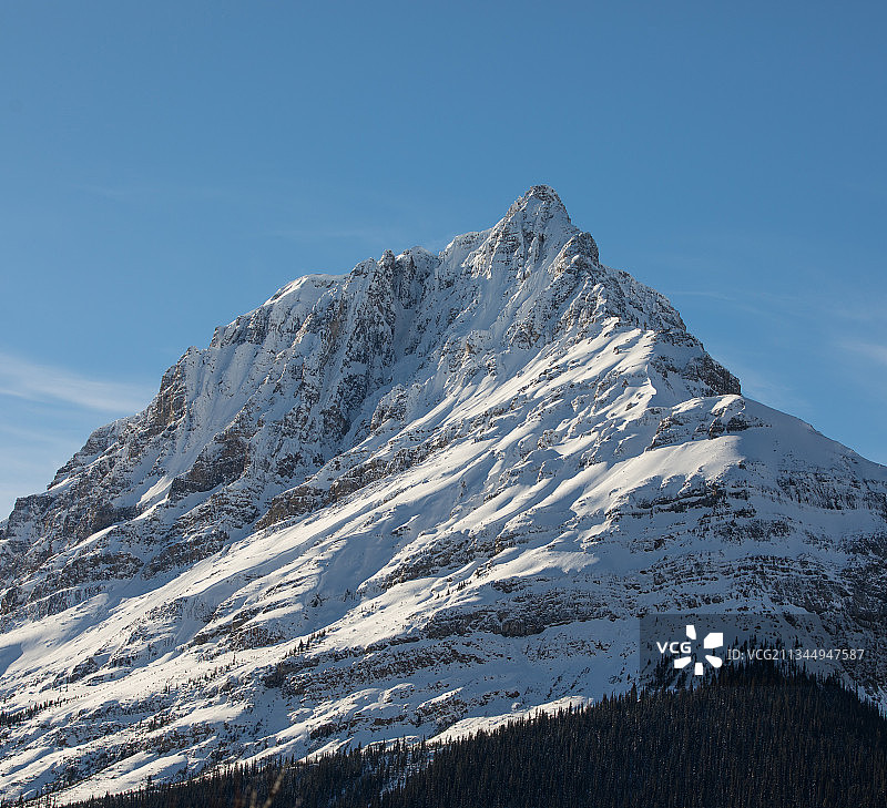 冬季的雪山图片素材