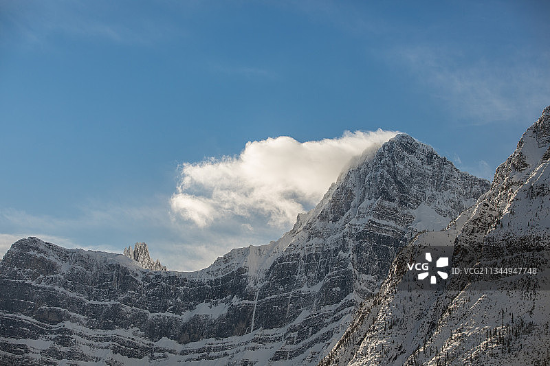 冬季的雪山图片素材