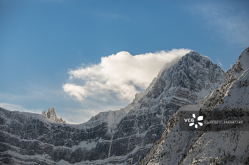 冬季的雪山图片素材