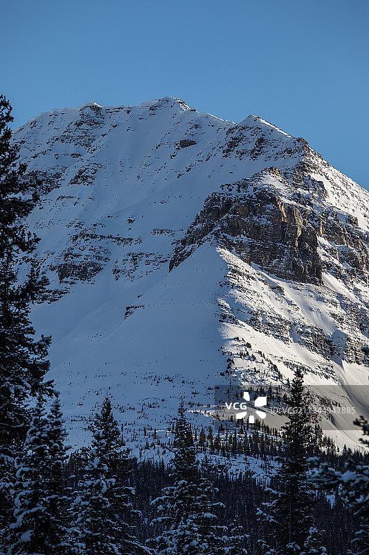 冬季的雪山图片素材
