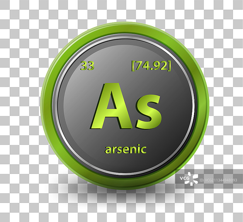 砷化学元素符号图片素材