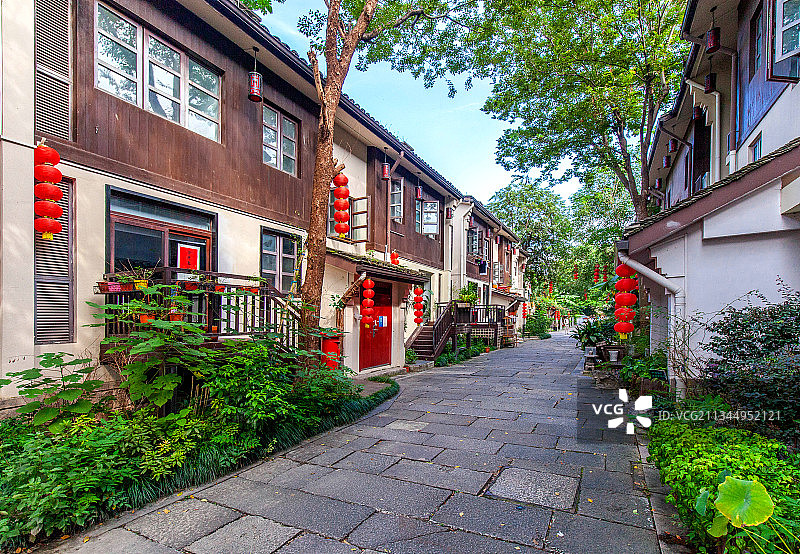 杭州小河直街历史文化街区图片素材