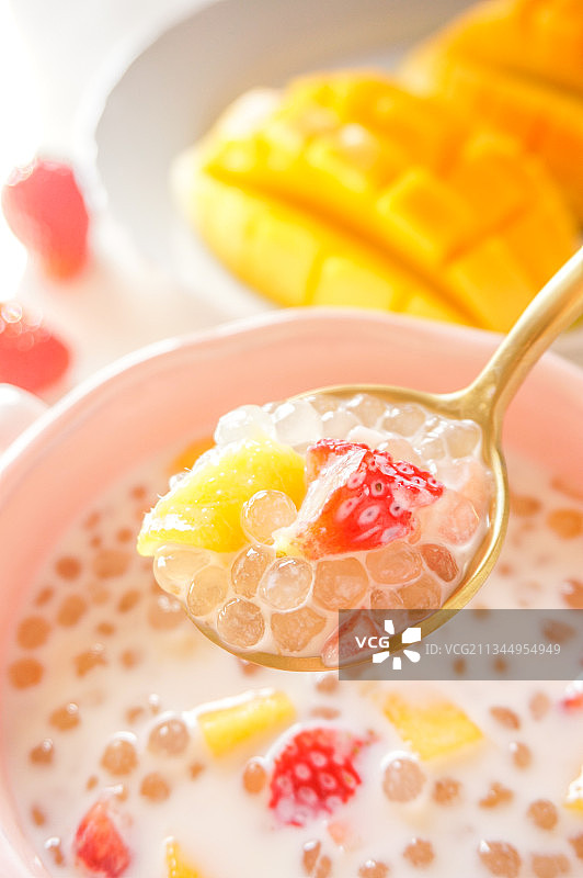 水果西米露图片素材