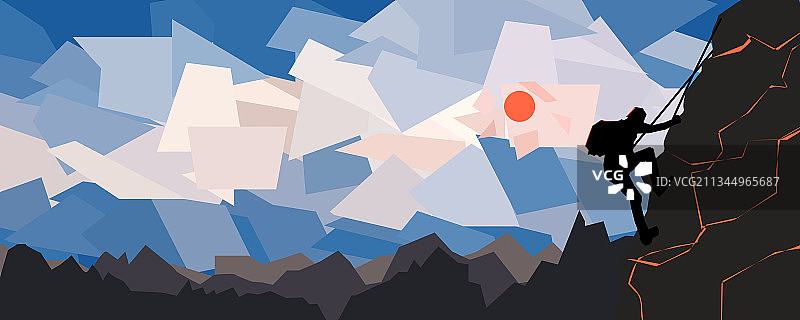 山,天空,攀岩,攀爬,极限运动,风景图片素材