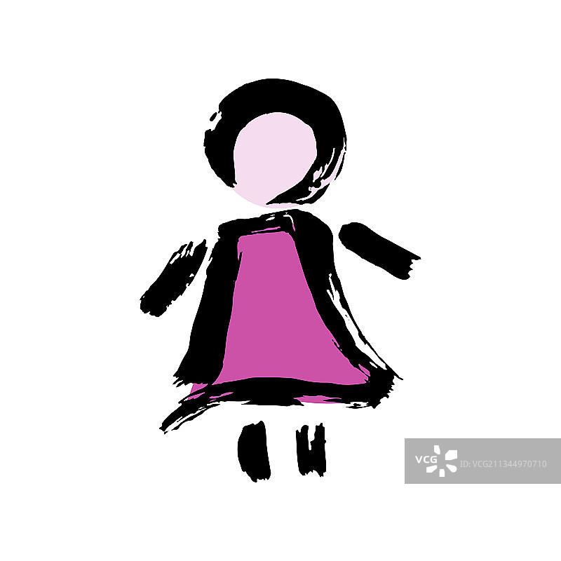 涂鸦垃圾风格图标装饰元素图片素材