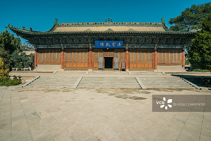 张掖, 大佛寺, 建筑, 木制, 细节, 佛教图片素材