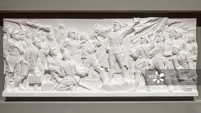 八一南昌起义浮雕图片素材