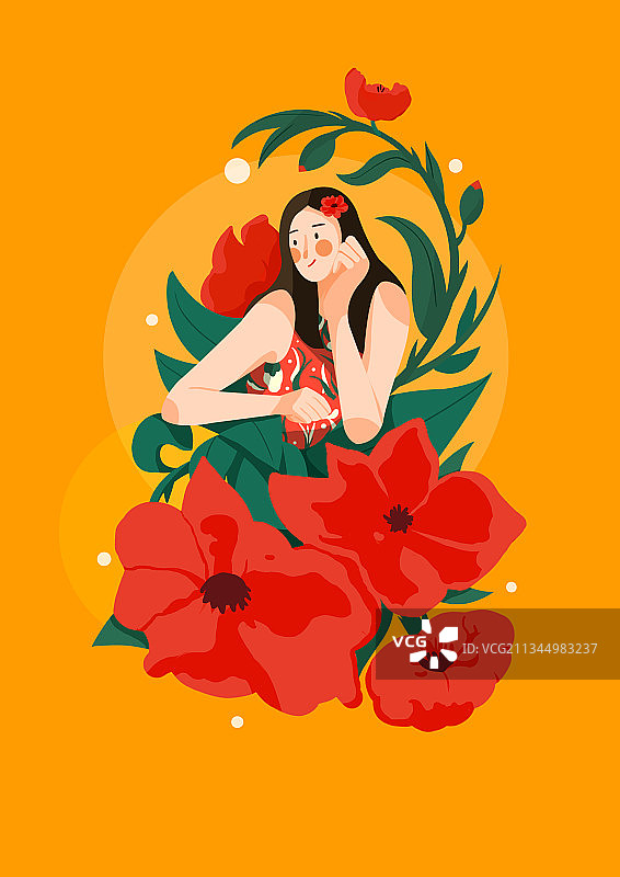 植物与人图片素材