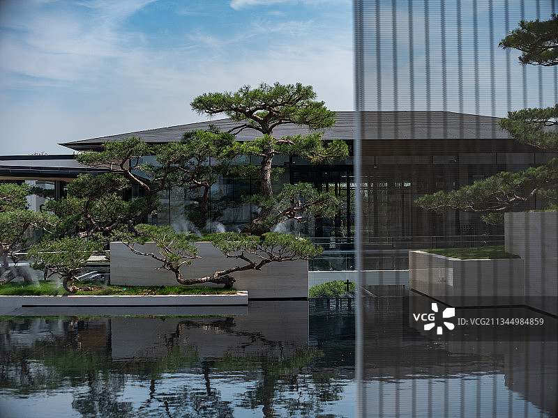 中式园林，中国文化，地产景观图片素材