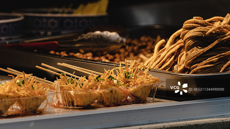 宽窄巷子的美食图片素材