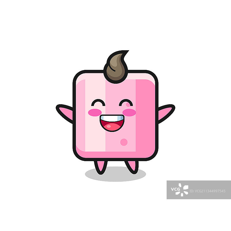 快乐的棉花糖卡通人物图片素材