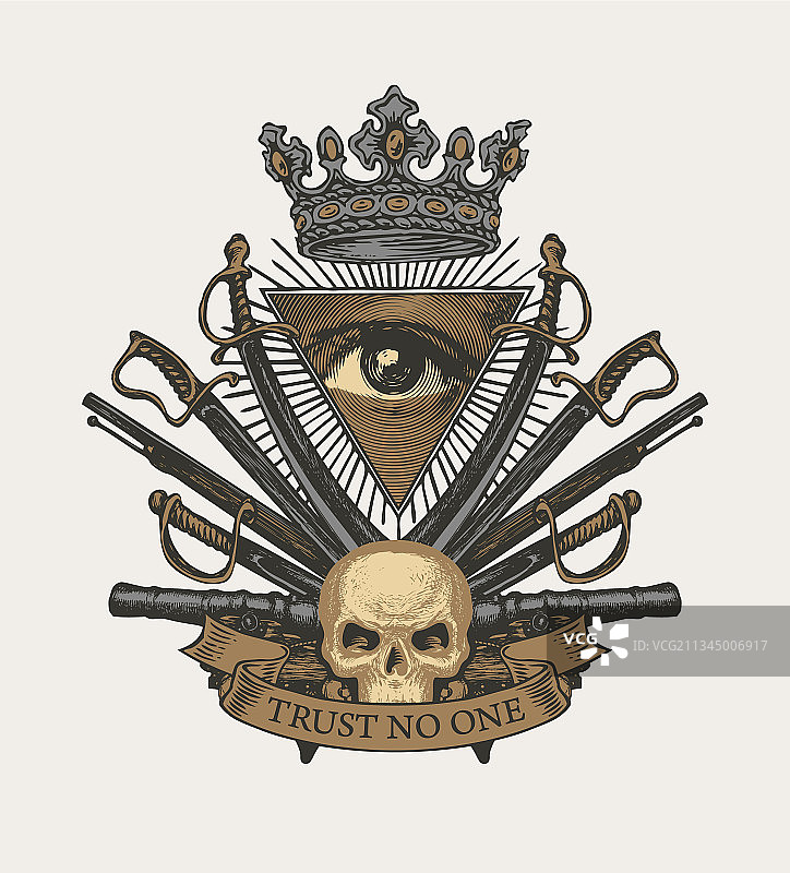 共济会全视之眼标志图标图片素材