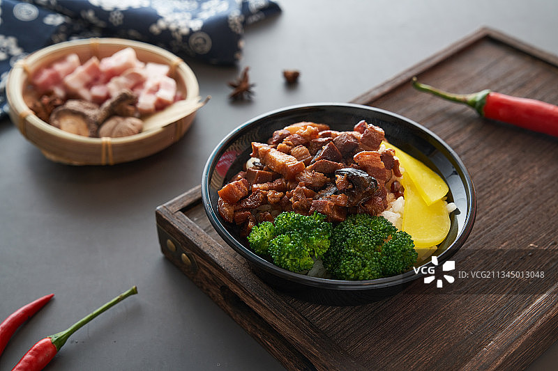 卤肉饭图片素材