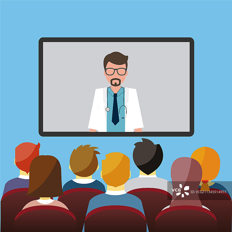 在线医疗讲座图片素材