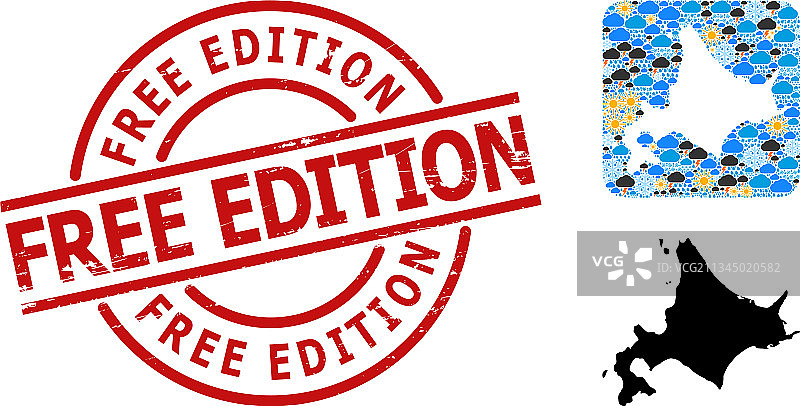 免费版本复古徽章和气候模具图片素材