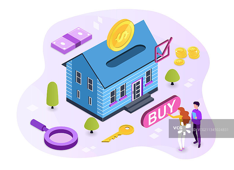 租金和抵押贷款概念图片素材