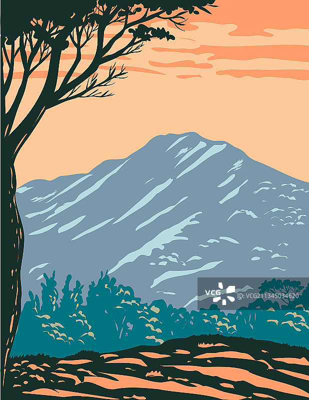 塔玛佩斯山峰图片素材