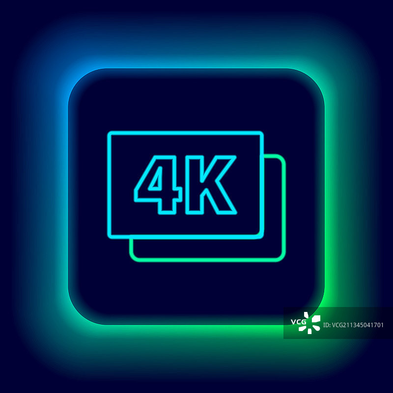 发光霓虹灯4K超高清图标图片素材