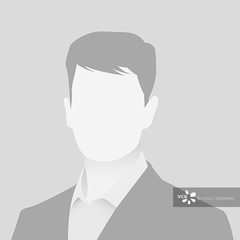 默认头像照片占位符灰色图标图片素材