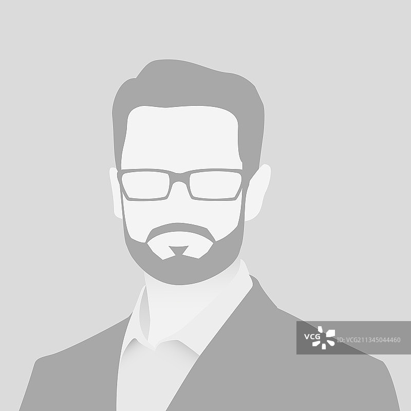 默认头像照片占位符灰色图标图片素材