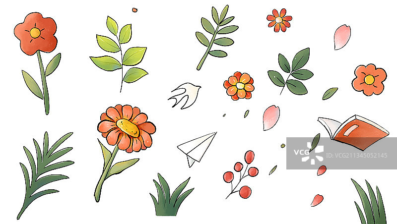 感恩教师节插画图片素材