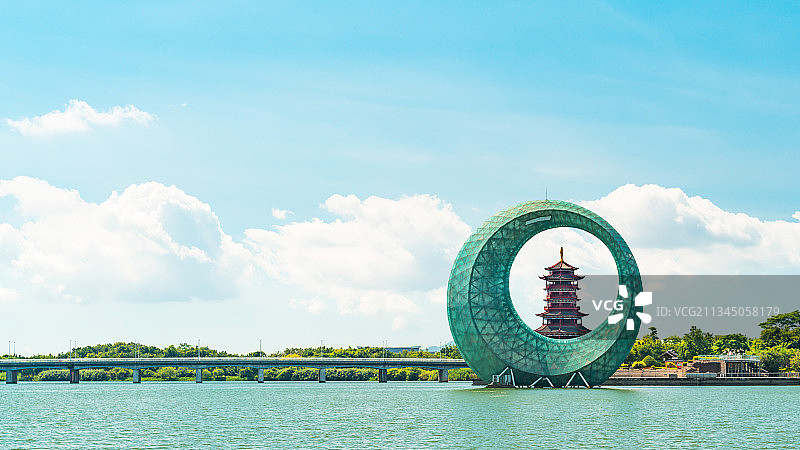 厦门园博园月光环图片素材