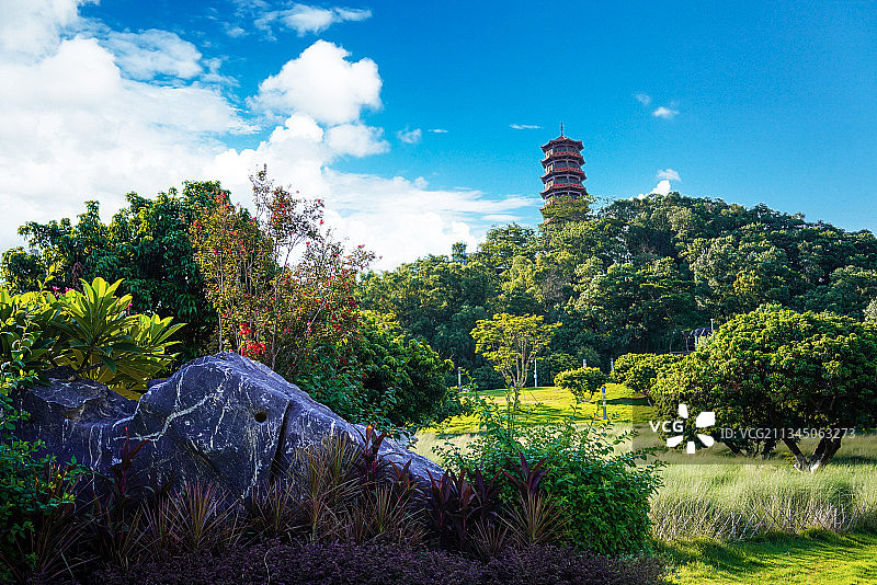 深圳光明红花山公园图片素材