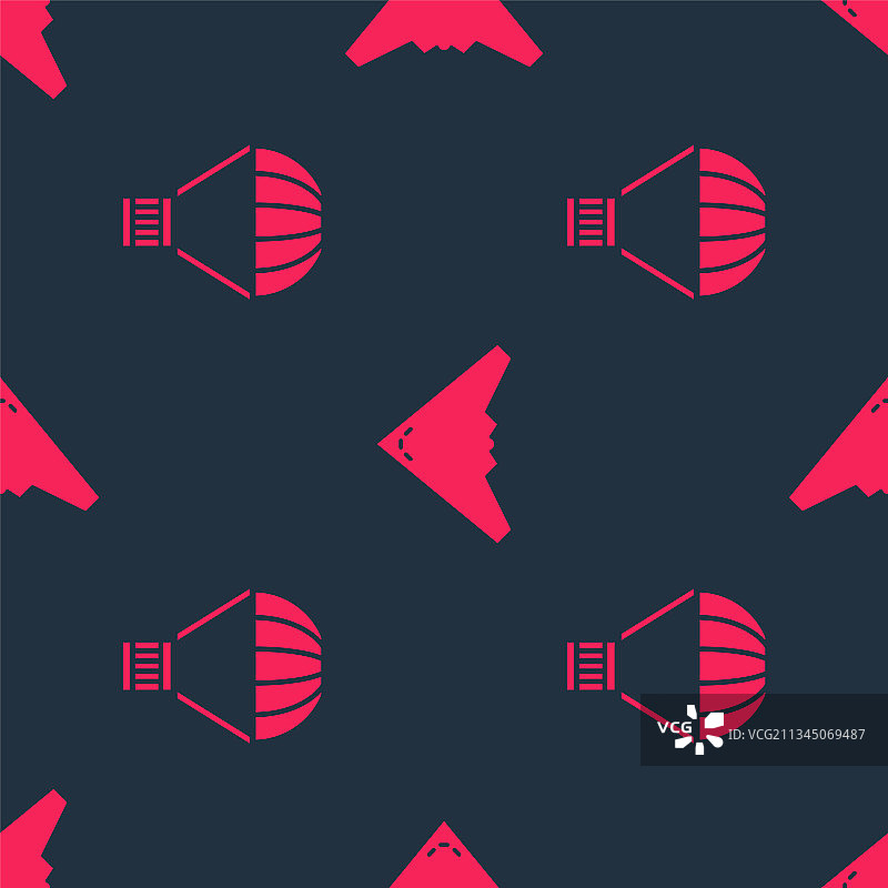 降落伞箱子和喷气式战斗机图片素材