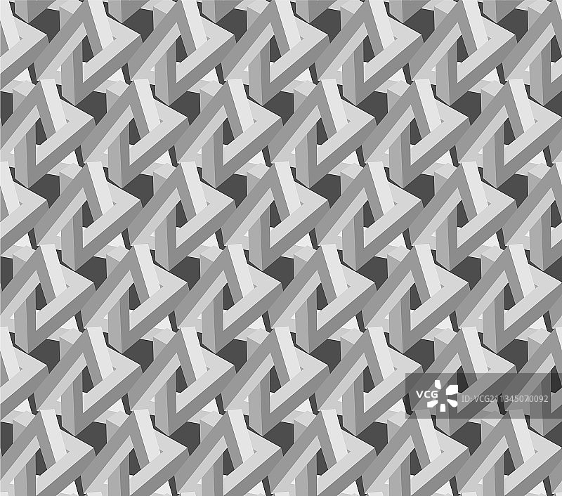 彭罗斯三角形光学无缝背景图片素材
