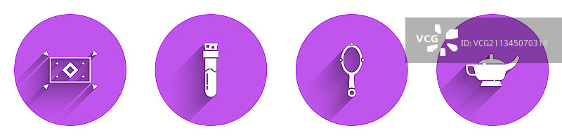 魔毯药水瓶手镜套装图片素材