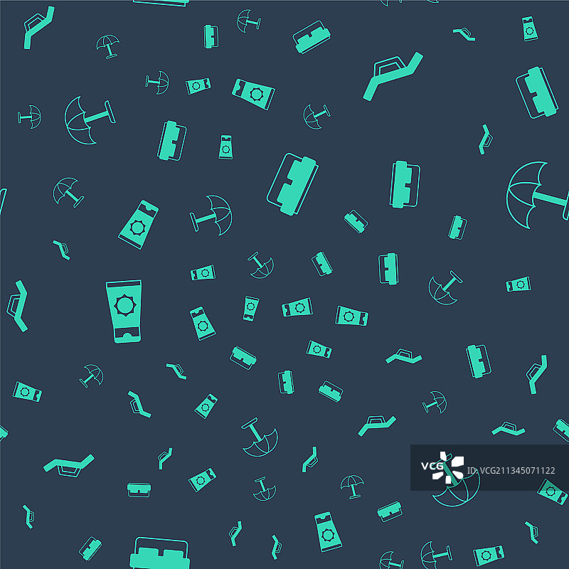 酒店客房、床、日光浴床、太阳伞和防晒霜图片素材