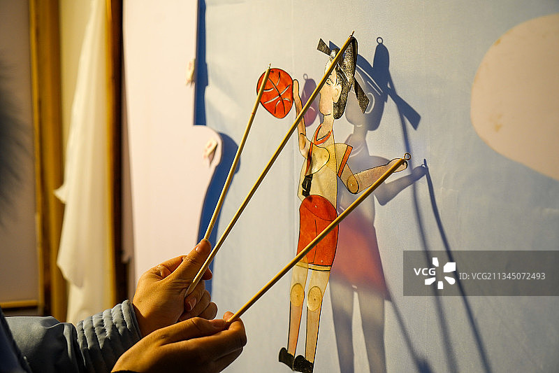 演皮影图片素材