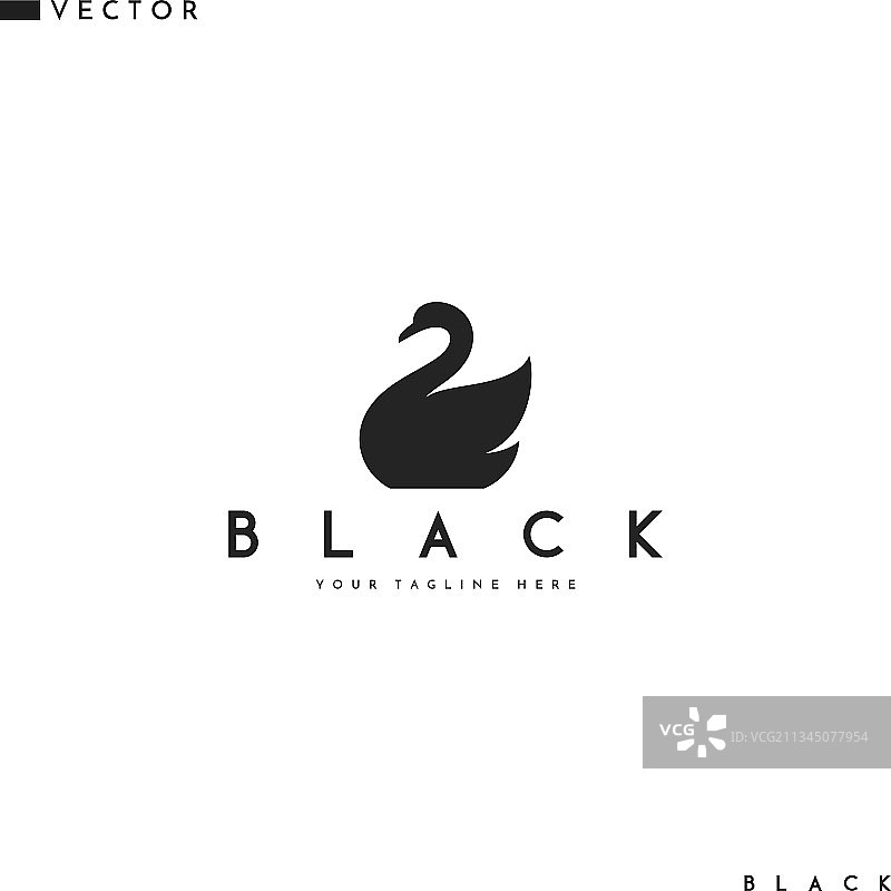 黑天鹅logo图片素材