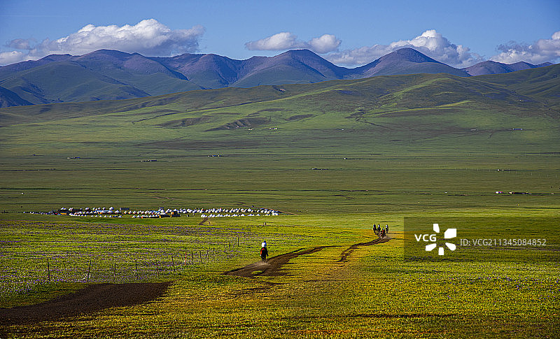 巴音布鲁克草原图片素材