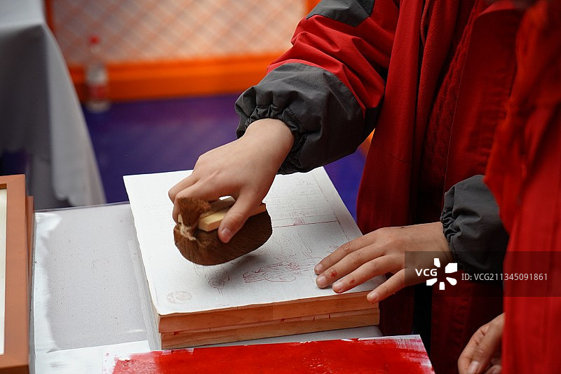 雕版印刷图片素材