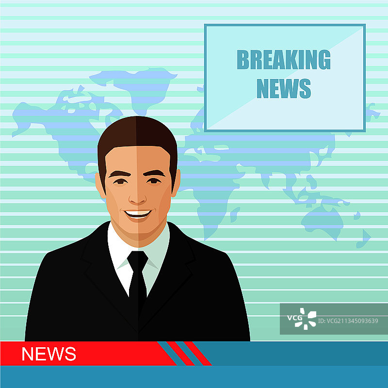 电视突发新闻图片素材