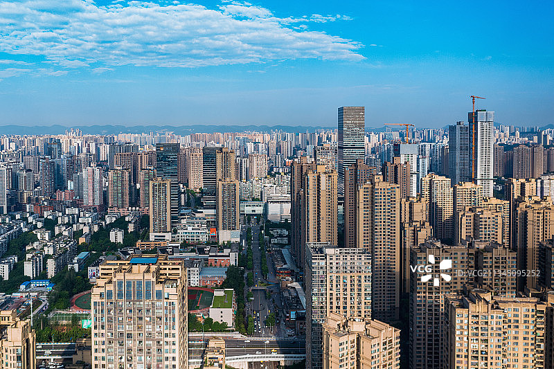 重庆杨家坪都市风光图片素材