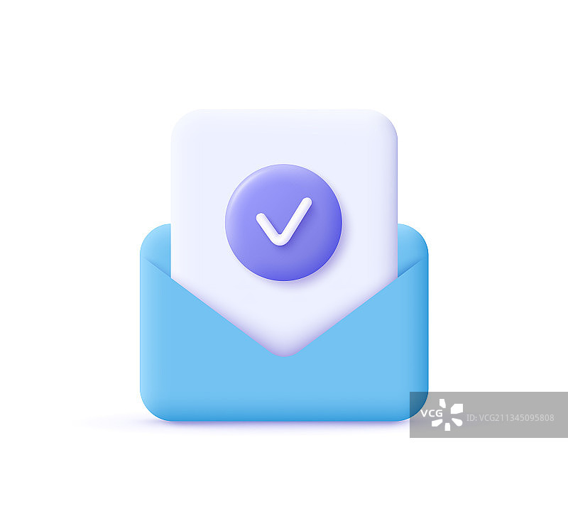 勾选标记图标批准概念文件图片素材