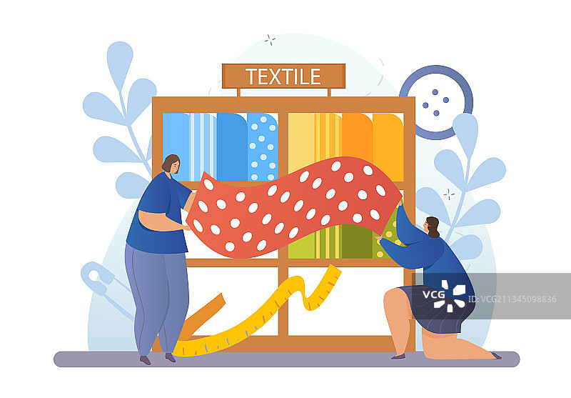 选择布料概念图片素材