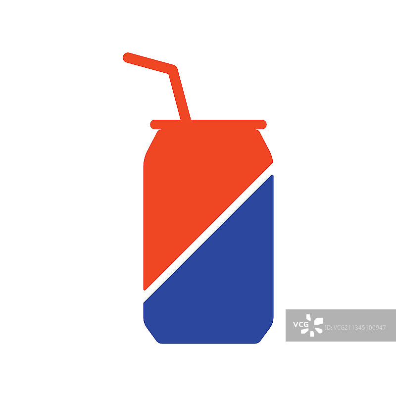 苏打水罐字形图标快餐标志图片素材