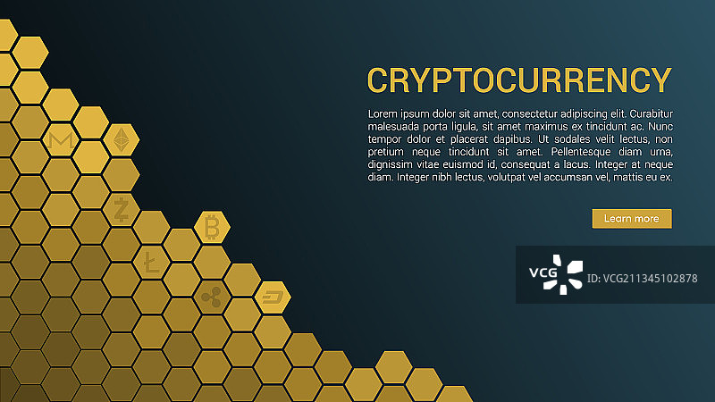 区块链技术概念加密货币图片素材