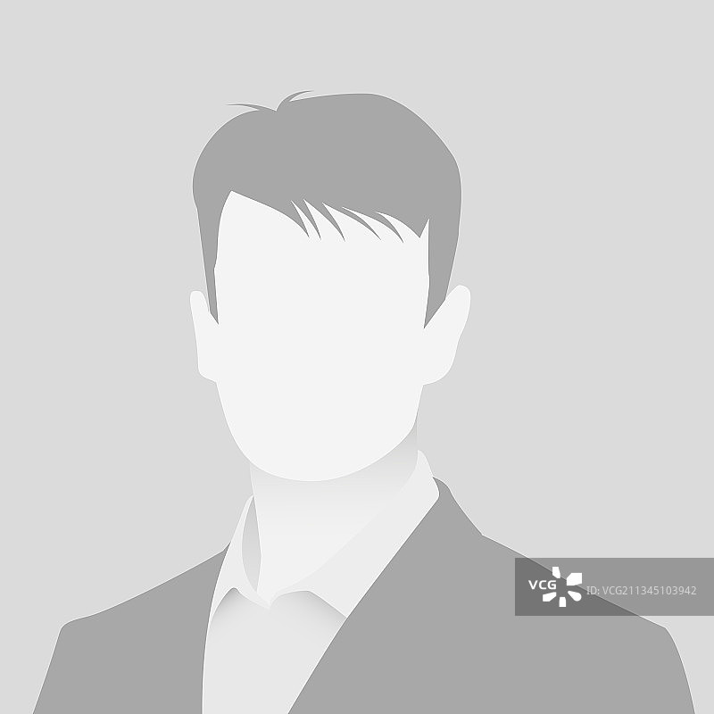 默认头像照片占位符灰色图标图片素材