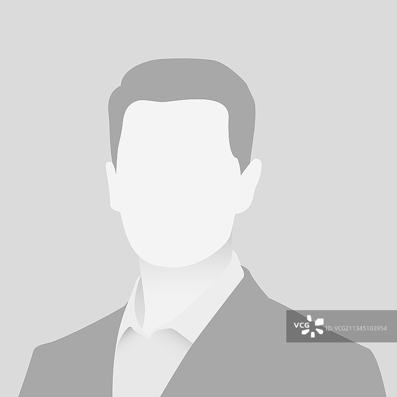 默认头像照片占位符灰色图标图片素材