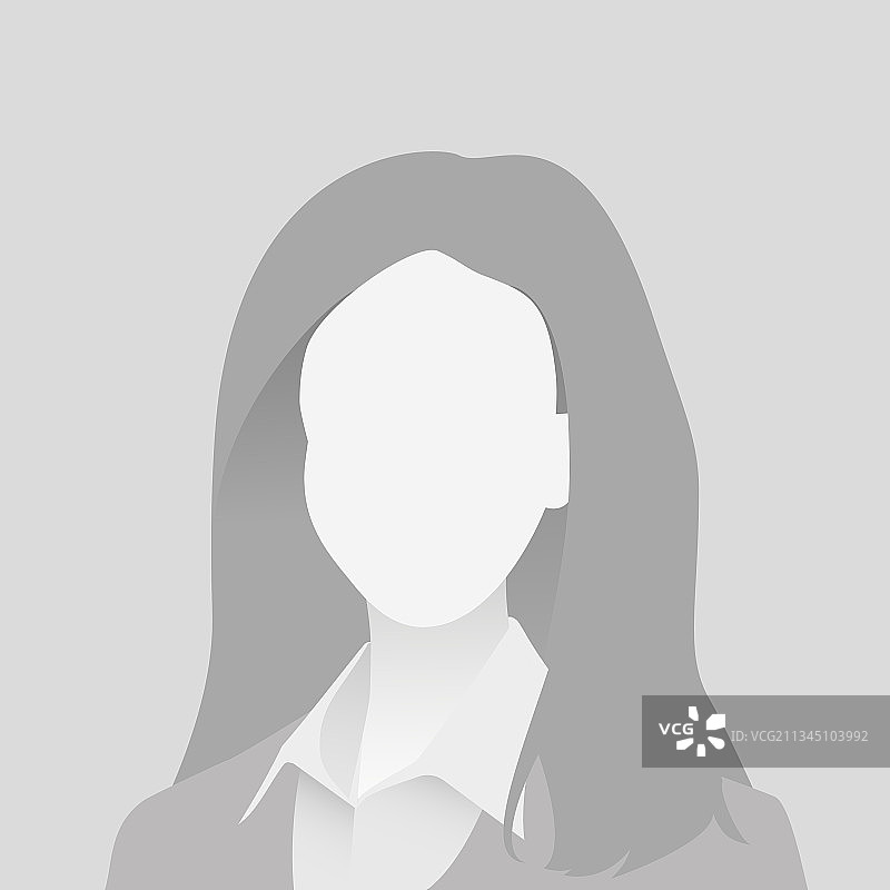 默认头像照片占位符灰色图标图片素材
