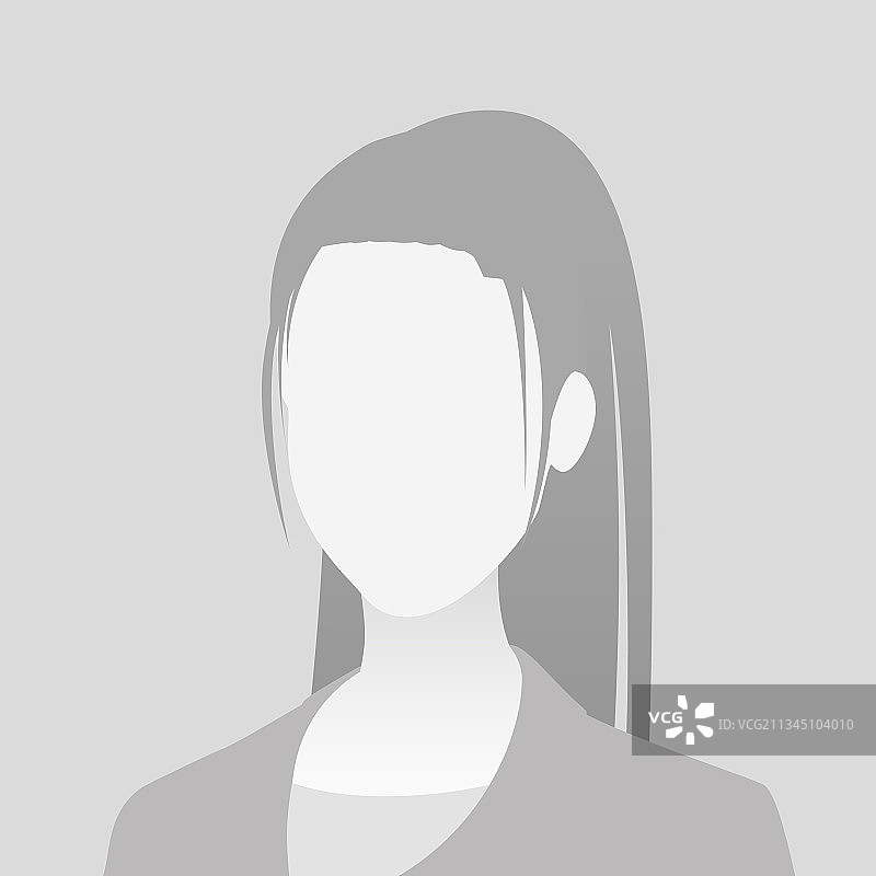 默认头像照片占位符灰色图标图片素材