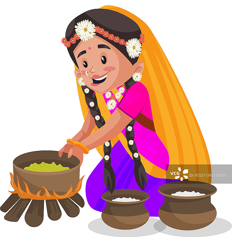 拉达女神卡通人物图片素材